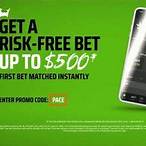 draftkings 500 risk free bet